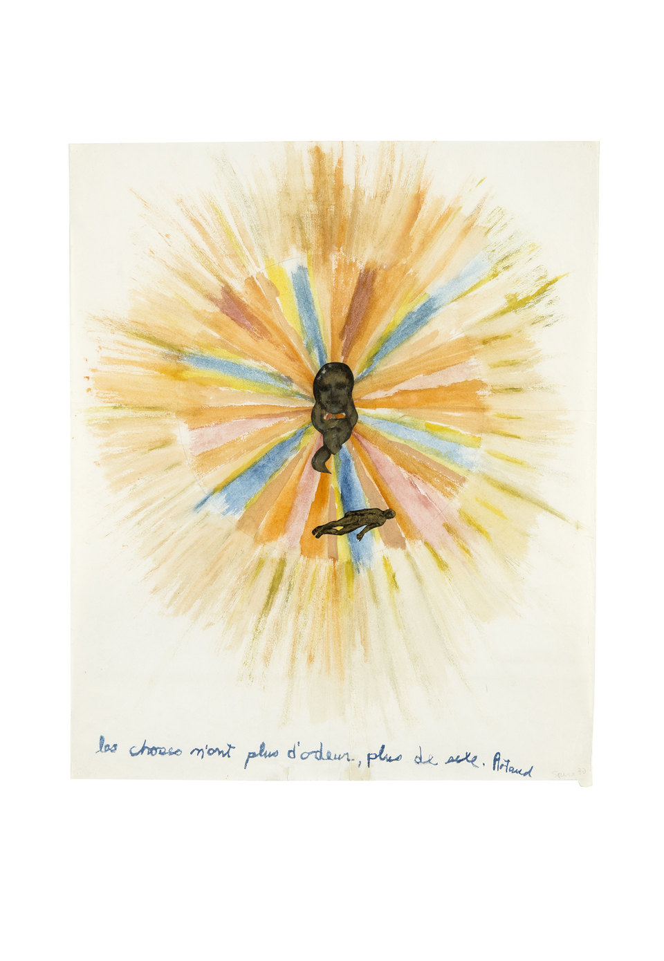 Nancy Spero: "Artaud Paintings - Les Choses n'ont plus d'odeur", 1970, Courtesy of the Artist