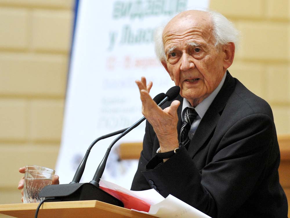 Der polnisch-britische Soziologe Zygmunt Bauman, 2013 By Forumlitfest (Own work) [CC BY-SA 3.0 (http://creativecommons.org/licenses/by-sa/3.0)], via Wikimedia Commons 