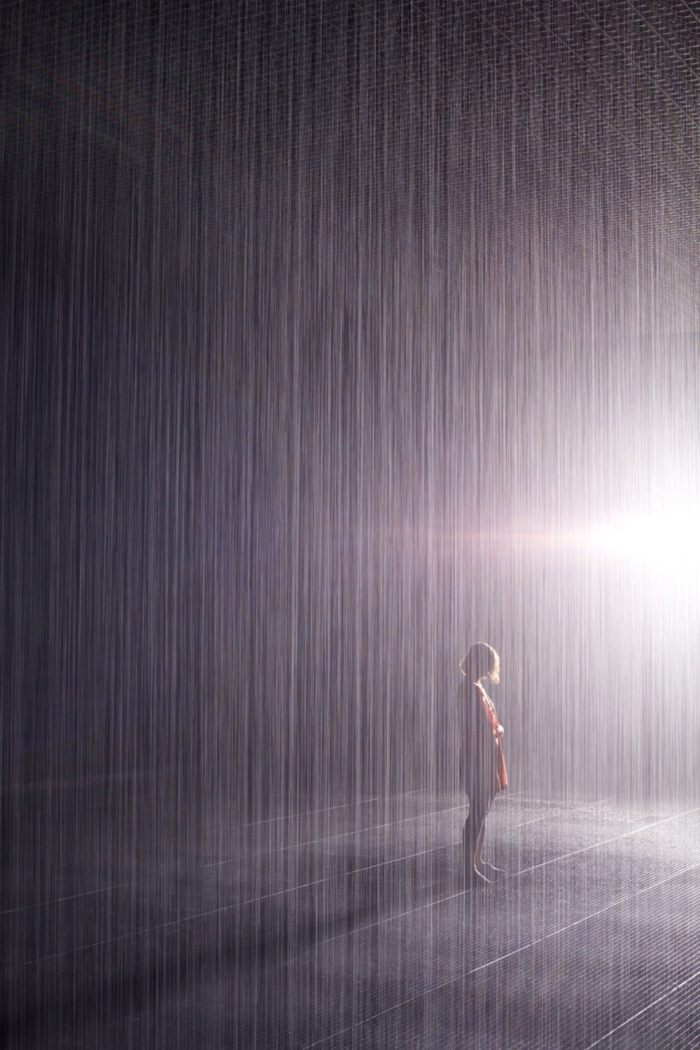 Rain Room at MoMA New York 2013. Foto: Random International