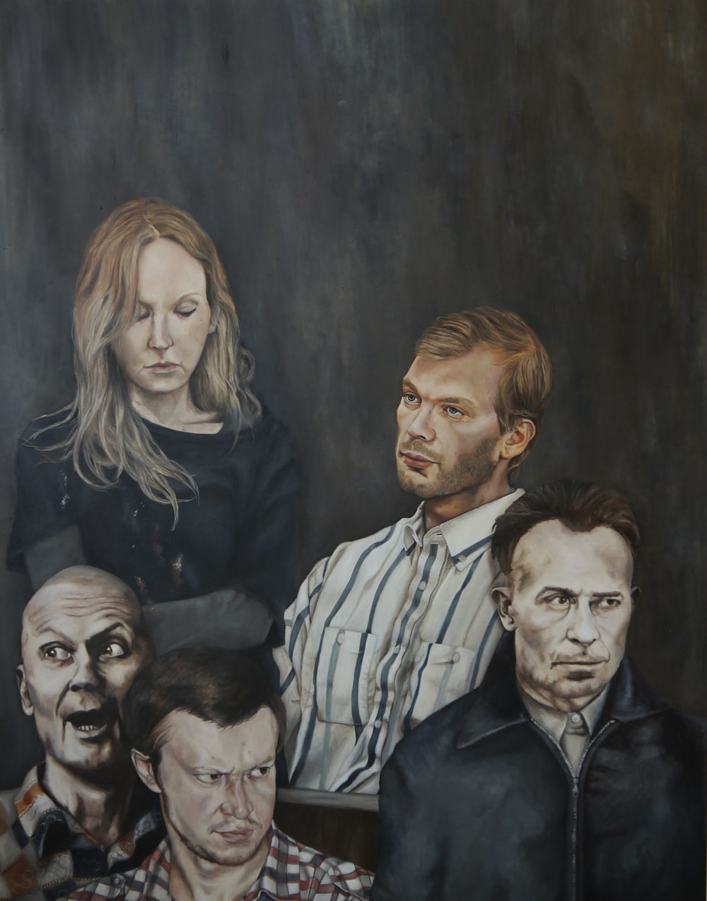 Malerei, böse: Lydia Balke: disarm, 2015 Öl auf Leinwand / Oil on canvas 140 x 110 cm (c) courtesy of the artist