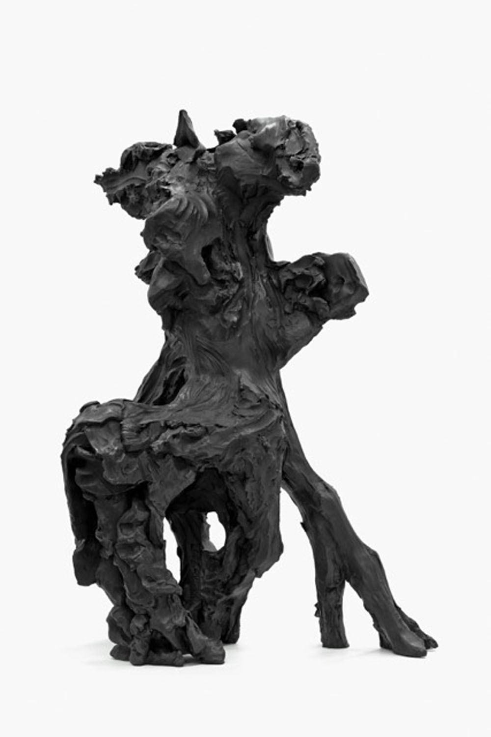 Stella Hamberg the curve 1 - twilight mountain sculpture, 2015 Bronze 105 x 70 x 50 cm courtesy Galerie EIGEN + ART Leipzig/Berlin Foto: Mick Vincenz