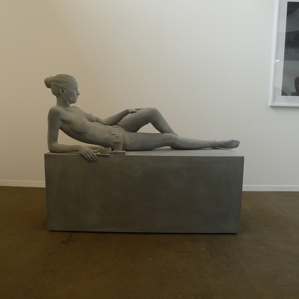 Art Brussels: Hans Op de Beeck: "Aline II", bei Galleria Continua San Gimigniano, Foto: Heiko Klaas