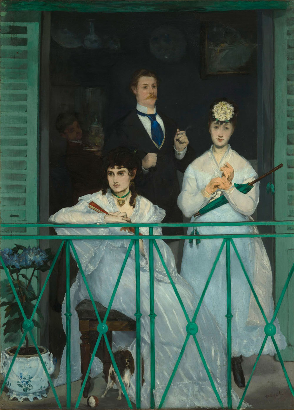 Édouard Manet (1832–1883) Le balcon / Der Balkon, um 1868/69 Öl auf Leinwand, 170 x 124,5 cm Musée d’Orsay, Paris © bpk/RMN – Grand Palais Foto: Hervé Lewandowski